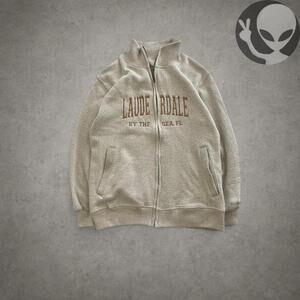 Trade Heritage Zip Jacket adult small cream beige casual